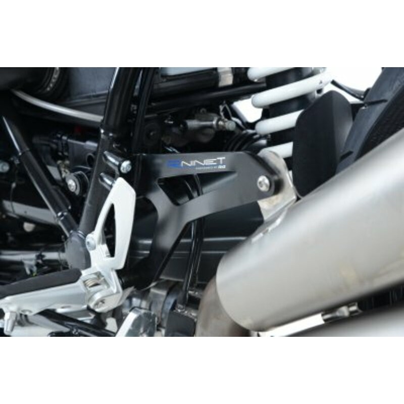 Patte de fixation de silencieux R&G RACING noir BMW 1170R Nine T Patte de fixation de silencieux R&G RACING noir BMW 1170R Nine T
