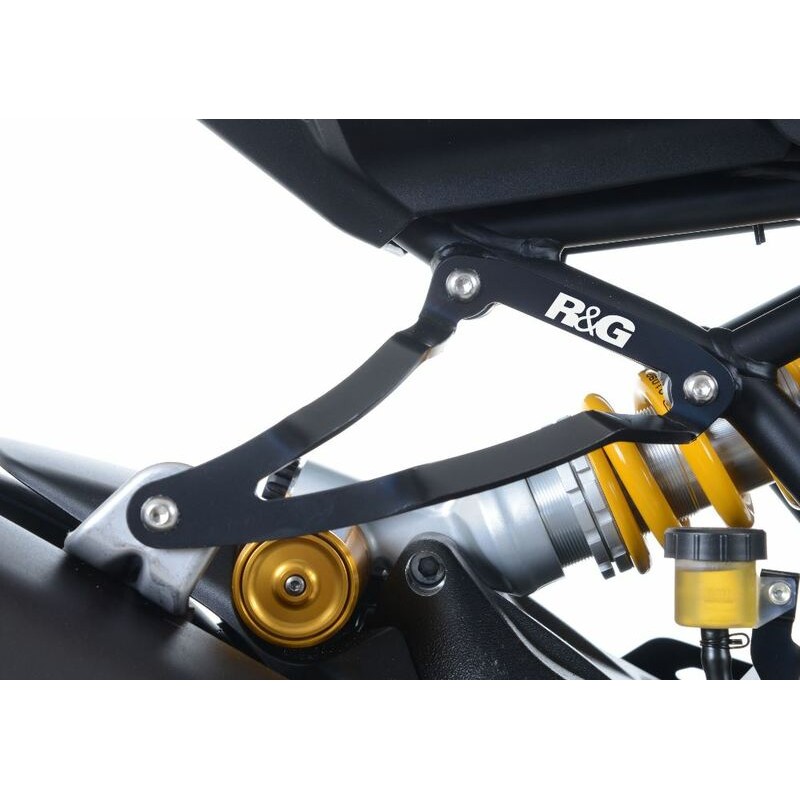 Patte de fixation de silencieux R&G RACING noir Ducati Monster 1200R Patte de fixation de silencieux R&G RACING noir Ducati Monster 1200R – Image 2
