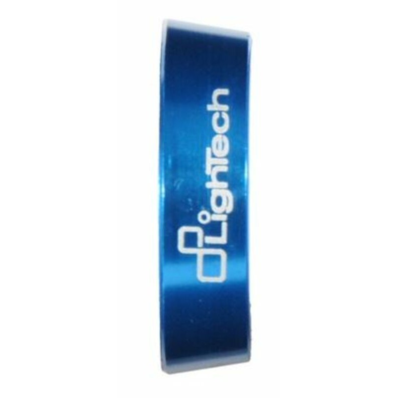 Bagues d'embout de guidon Lightech bleu Bagues d'embout de guidon Lightech bleu