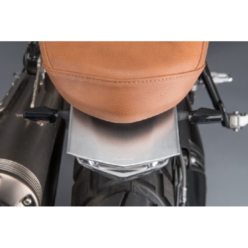 Support de fixation support de plaque LIGHTECH argent BMW R Nine T Scrambler Support de fixation support de plaque LIGHTECH argent BMW R Nine T Scrambler