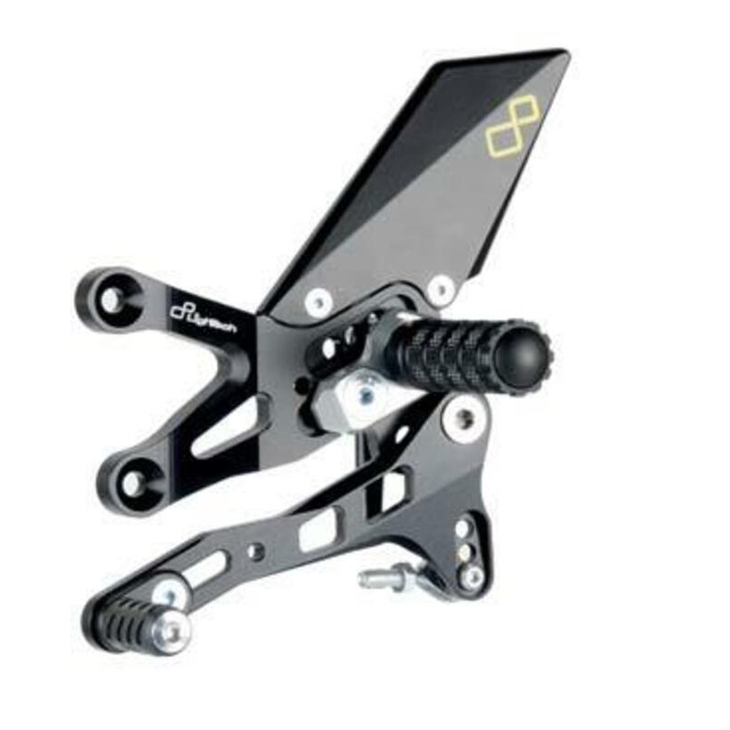 Commandes reculées réglables/repliables LIGHTECH sélection standard noir Aprilia RSV4 Commandes reculées réglables/repliables LIGHTECH sélection standard noir Aprilia RSV4