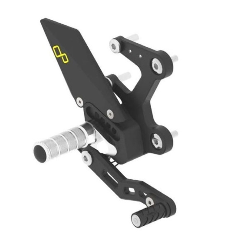 Commandes reculées fixex LIGHTECH selection standard noir Kawasaki Ninja 400 Commandes reculées fixex LIGHTECH selection standard noir Kawasaki Ninja 400 – Image 2