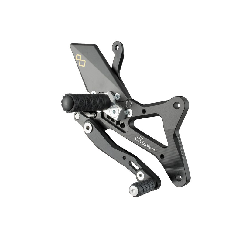 Commandes reculées réglables/repliables LIGHTECH sélection standard et inversée noir Yamaha MT-10 Commandes reculées réglables/repliables LIGHTECH sélection standard et inversée noir Yamaha MT-10