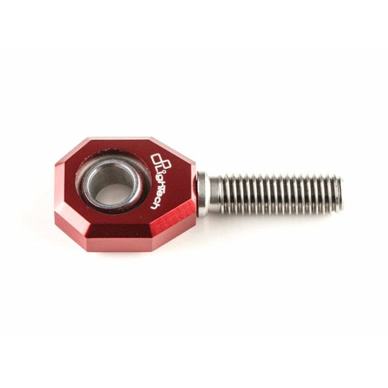 Rotule LIGHTECH Uniball Ø8mmxM8 gauche rouge pour commande reculée Rotule LIGHTECH Uniball Ø8mmxM8 gauche rouge pour commande reculée