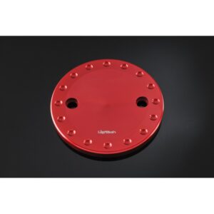 Couvercle de carter d'engrenage LIGHTECH alu rouge Yamaha T-Max 500/530