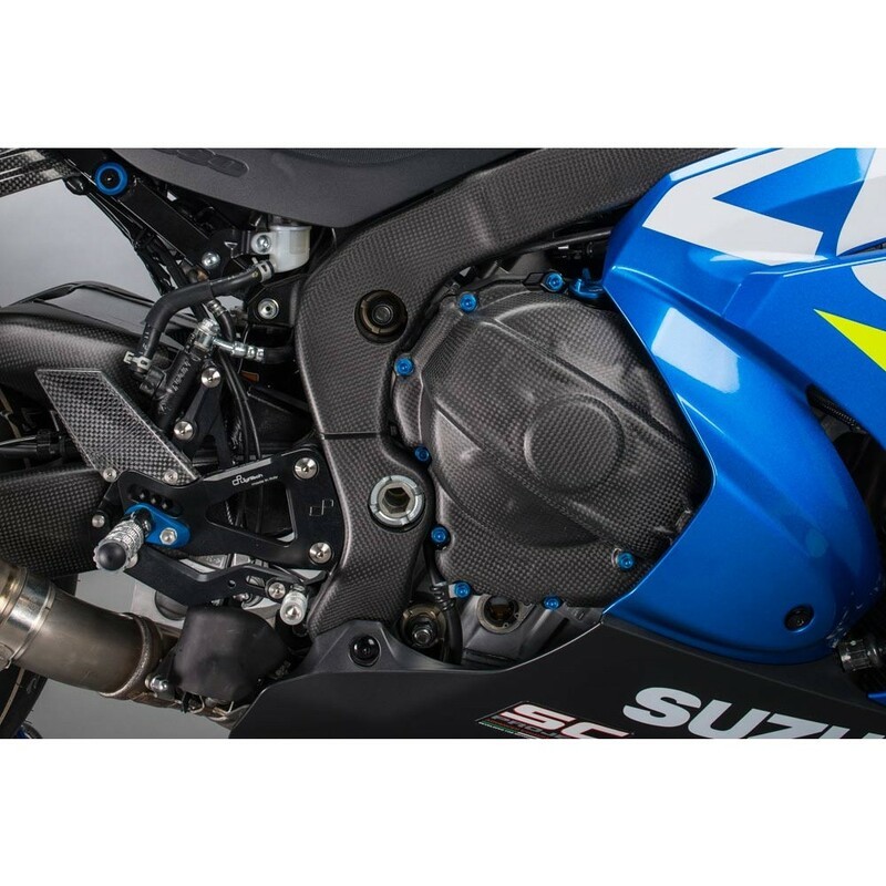 Couvre-carter embrayage LIGHTECH carbone matte Suzuki GSX-R1000 Couvre-carter embrayage LIGHTECH carbone matte Suzuki GSX-R1000