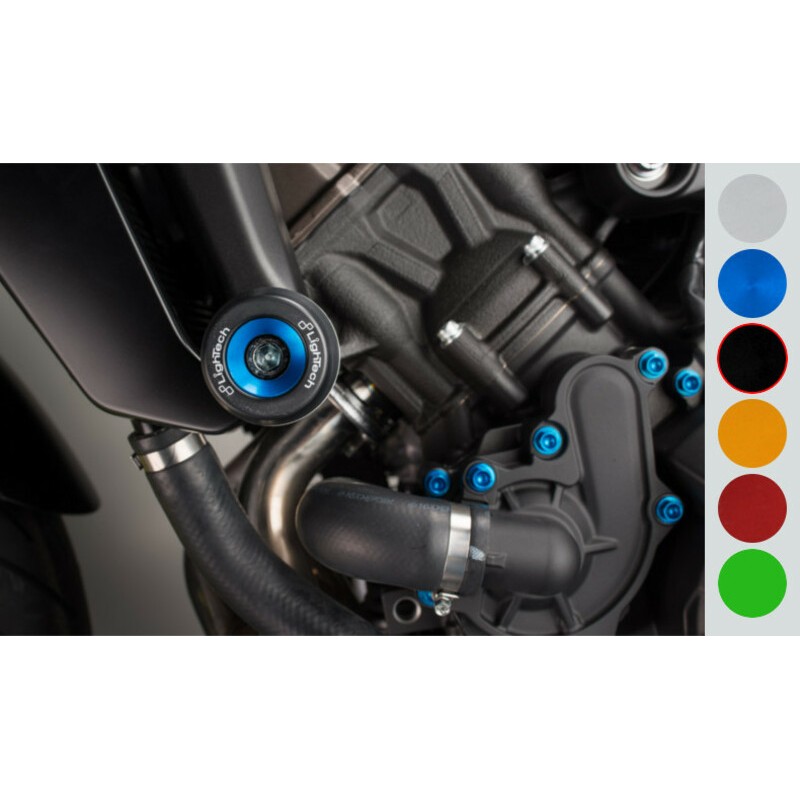 Tampons de protection LIGHTECH noir Yamaha MT-09 Tampons de protection LIGHTECH noir Yamaha MT-09