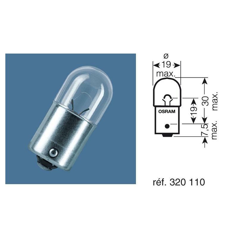 Ampoule OSRAM Original Line RY10W 12V 10W - x10 Ampoule OSRAM Original Line RY10W 12V 10W - x10 – Image 3