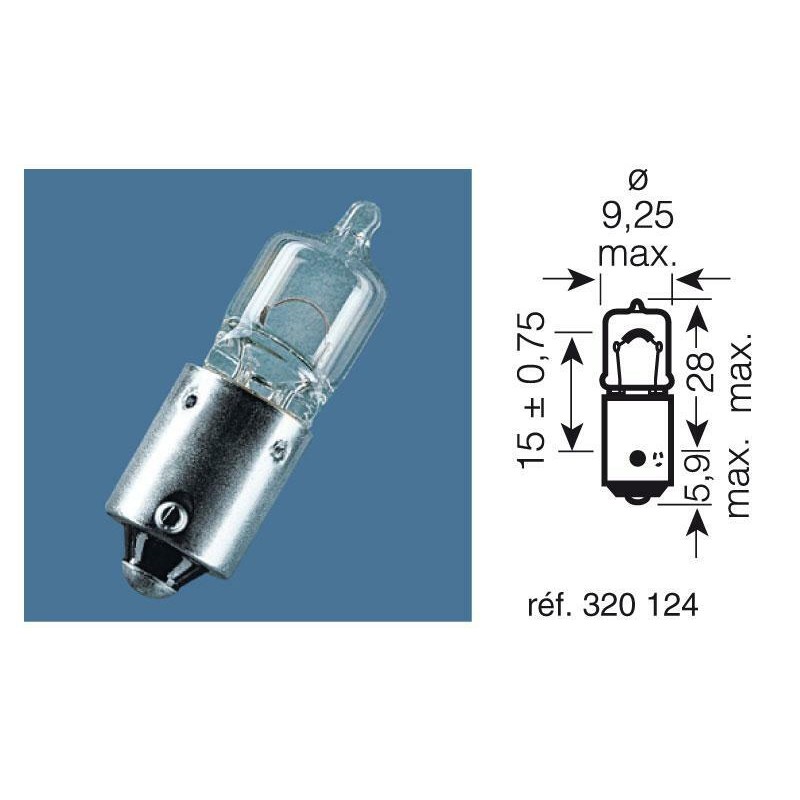 Ampoule OSRAM Original Line H6W 12V 6W - boîte de 10 Ampoule OSRAM Original Line H6W 12V 6W - boîte de 10 – Image 2