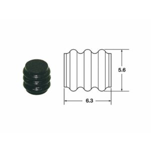 Joints silicone plein 090 SMTO BIHR Ø1,7mm noir - 50pcs