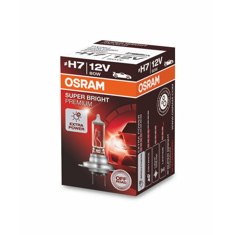 Ampoule OSRAM Super Bright Premium H7 12V/80W - x1 Ampoule OSRAM Super Bright Premium H7 12V/80W - x1 – Image 3