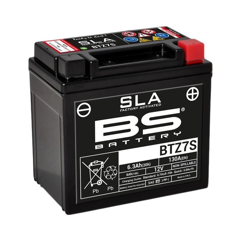Batterie BS BATTERY SLA sans entretien activé usine - BTZ7S Batterie BS BATTERY SLA sans entretien activé usine - BTZ7S