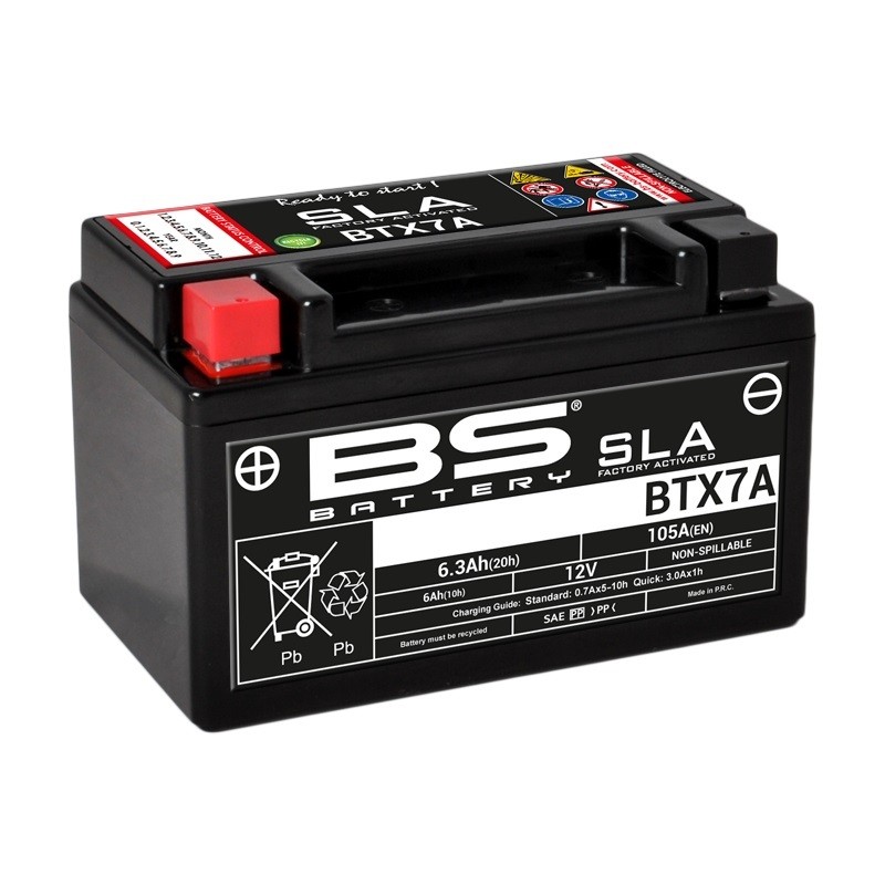 Batterie BS BATTERY SLA sans entretien activé usine - BTX7A Batterie BS BATTERY SLA sans entretien activé usine - BTX7A