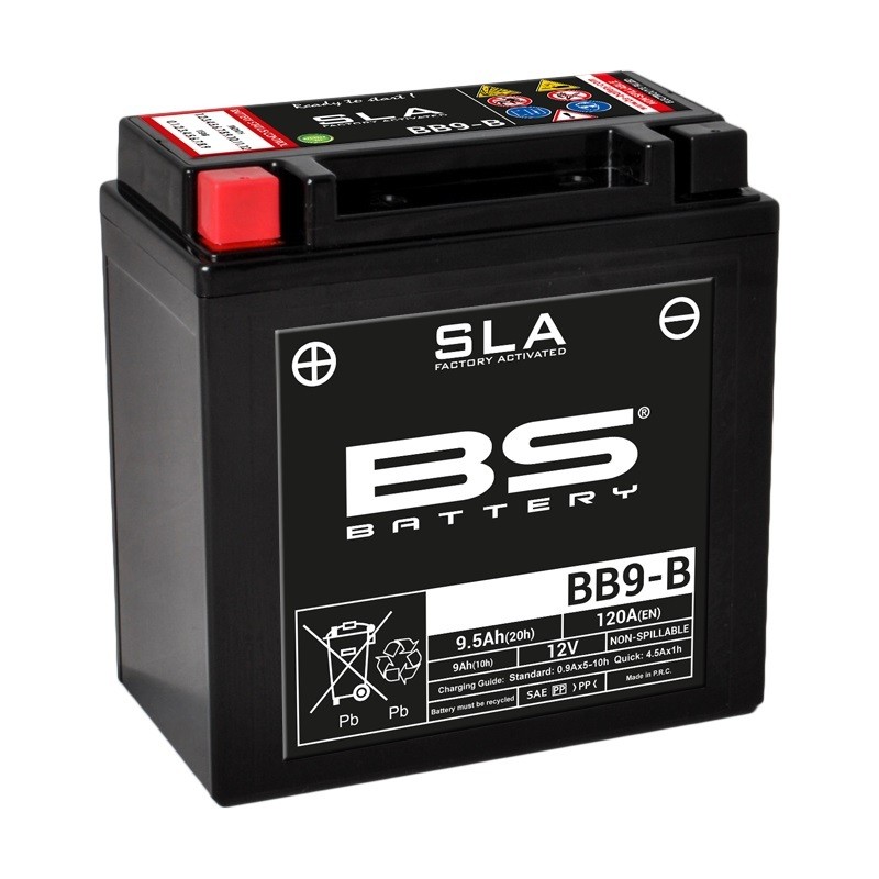 Batterie BS BATTERY SLA sans entretien activé usine - BB9-B Batterie BS BATTERY SLA sans entretien activé usine - BB9-B