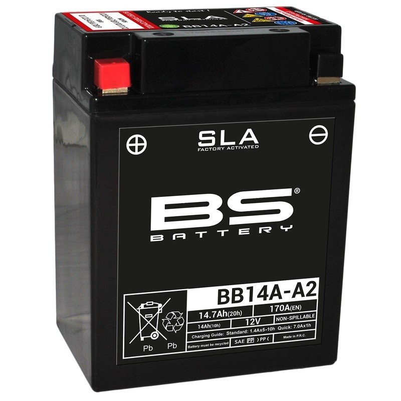 Batterie BS BATTERY SLA sans entretien activé usine - BB14A-A2 Batterie BS BATTERY SLA sans entretien activé usine - BB14A-A2