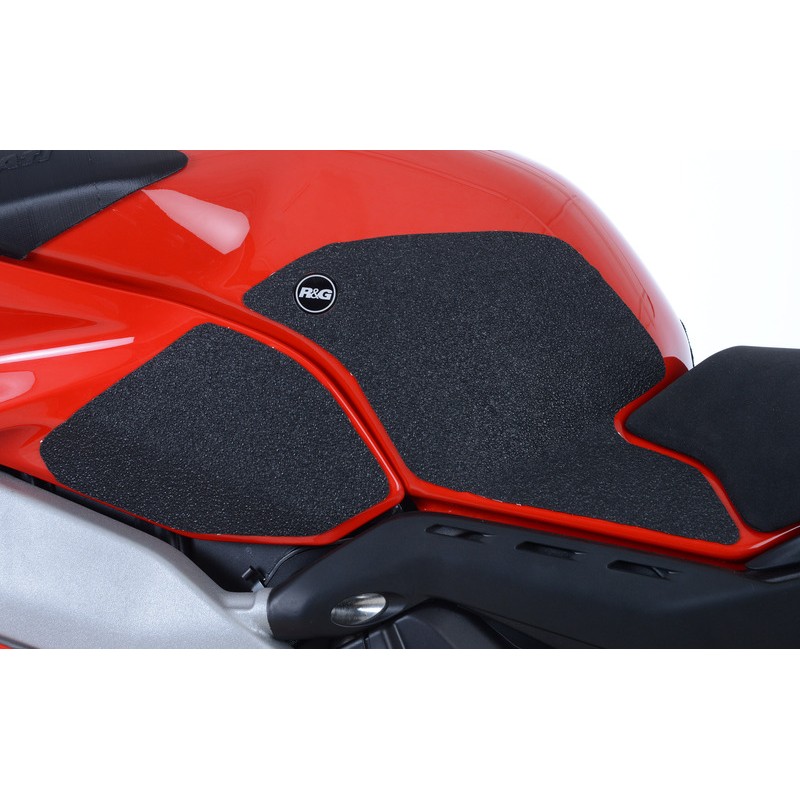 Kit grip de réservoir R&G RACING 4 pièces noir Ducati Panigale V4 Kit grip de réservoir R&G RACING 4 pièces noir Ducati Panigale V4 – Image 2