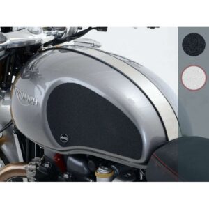 Kit grip de réservoir R&G RACING 2 pièces translucide Triumph Thruxton/Thruxton R
