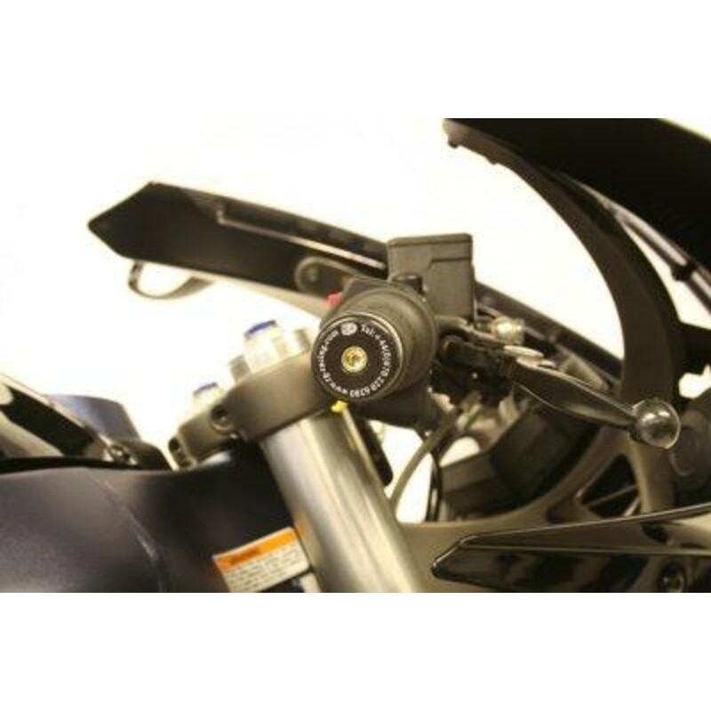 Embouts de guidon R&G RACING noir Buell 1125R Embouts de guidon R&G RACING noir Buell 1125R
