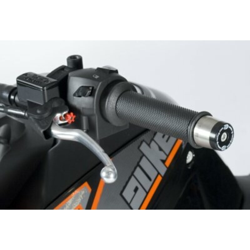 Embouts de guidon R&G RACING noir KTM Embouts de guidon R&G RACING noir KTM