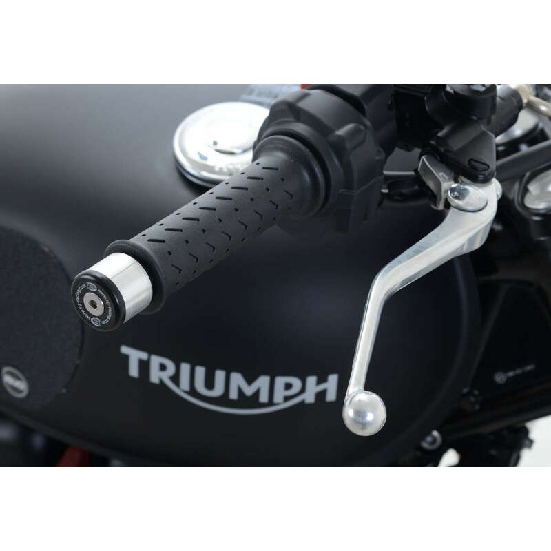 Embouts de guidon R&G RACING noir Triumph Street Twin Embouts de guidon R&G RACING noir Triumph Street Twin