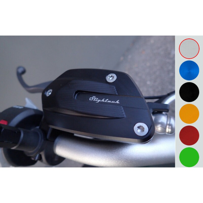 Couvercle de bocal de maître-cylindre de frein LIGHTECH argent Bmw R Nine T Scrambler Couvercle de bocal de maître-cylindre de frein LIGHTECH argent Bmw R Nine T Scrambler