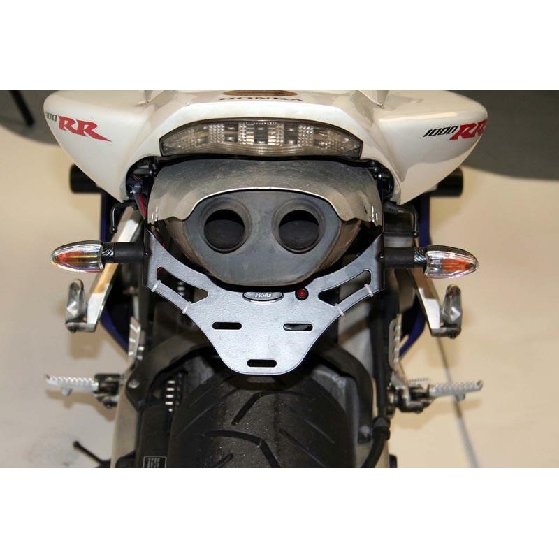 Support de plaque R&G RACING noir Honda CBR600RR/1000RR Fireblade Support de plaque R&G RACING noir Honda CBR600RR/1000RR Fireblade