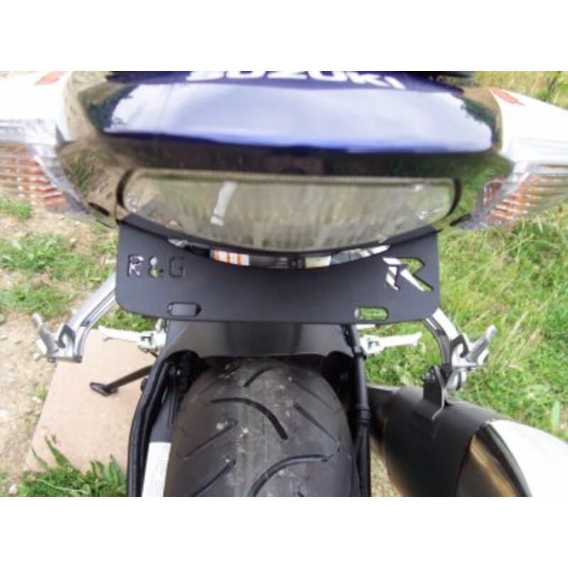 Support de plaque R&G RACING Bad Boy noir Suzuki GSX-R1000 Support de plaque R&G RACING Bad Boy noir Suzuki GSX-R1000