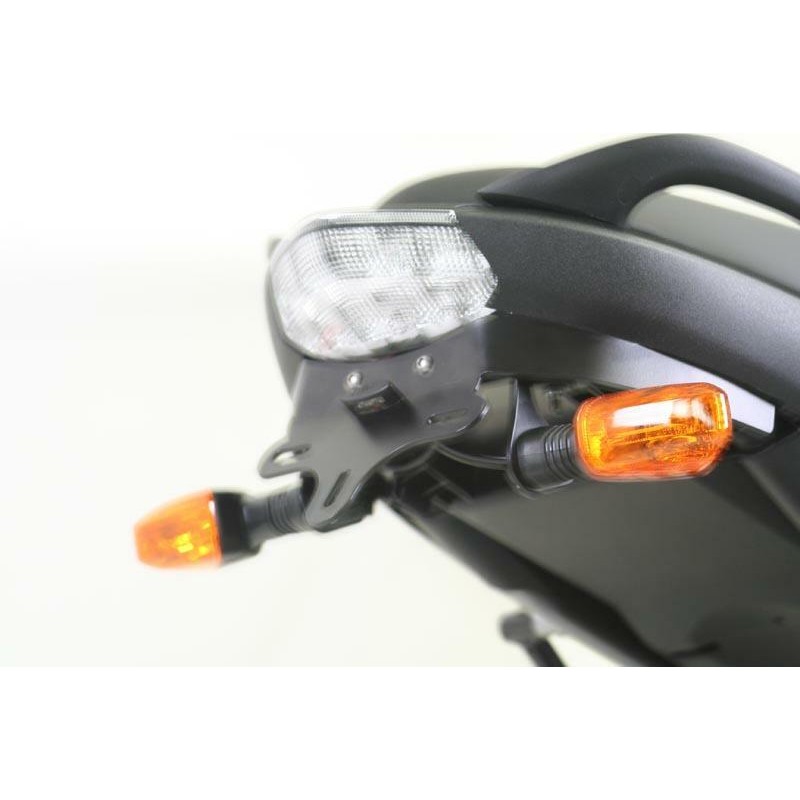 Support de plaque R&G RACING noir Kawasaki Versys 650 Support de plaque R&G RACING noir Kawasaki Versys 650