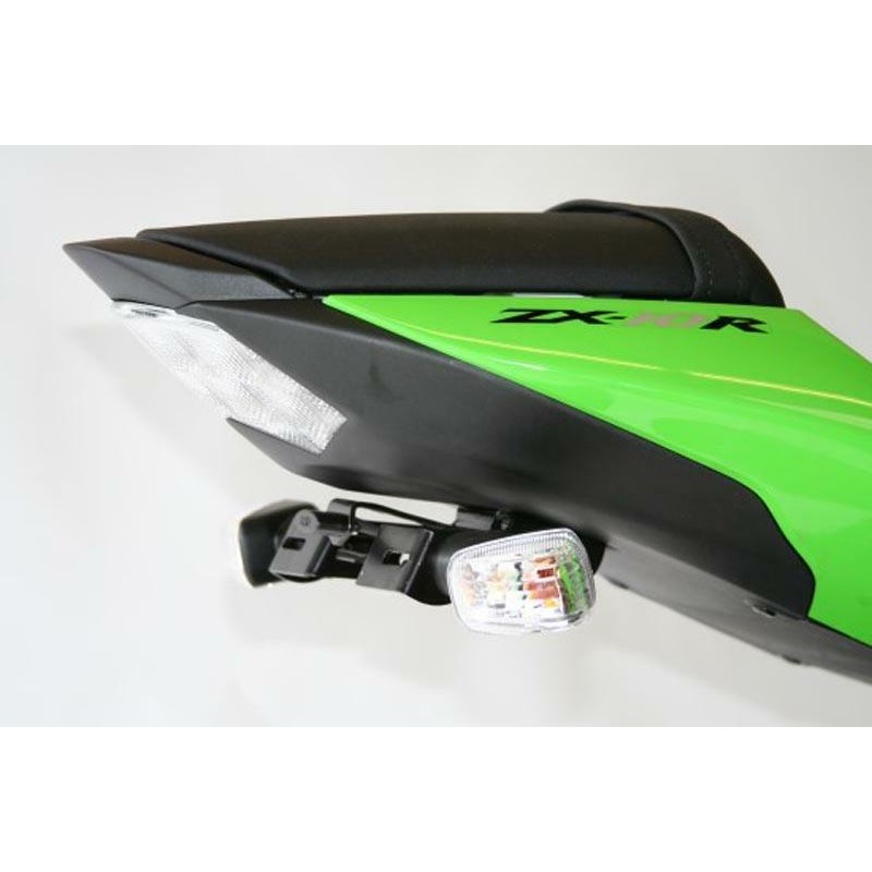 Support de plaque R&G RACING noir Kawasaki Support de plaque R&G RACING noir Kawasaki
