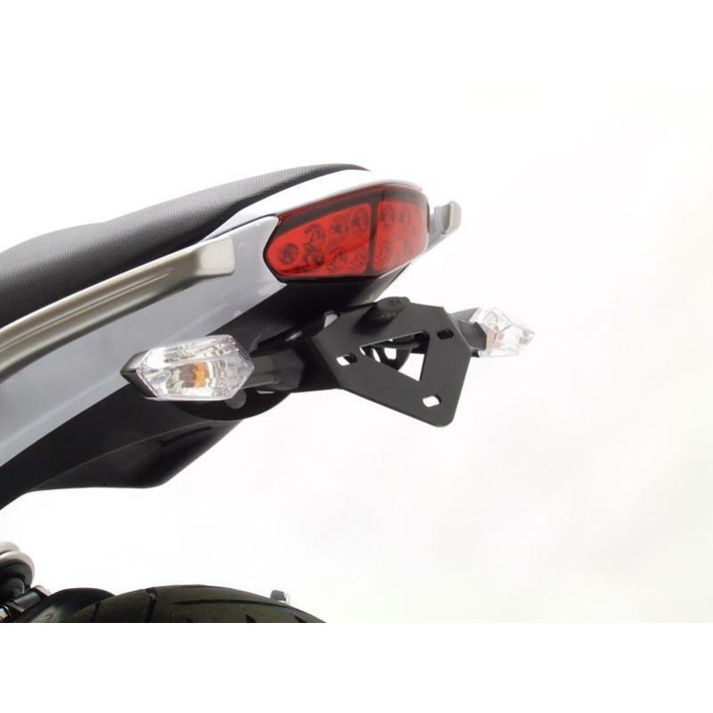 Support de plaque R&G RACING noir Kawasaki ER-6 F/N Support de plaque R&G RACING noir Kawasaki ER-6 F/N