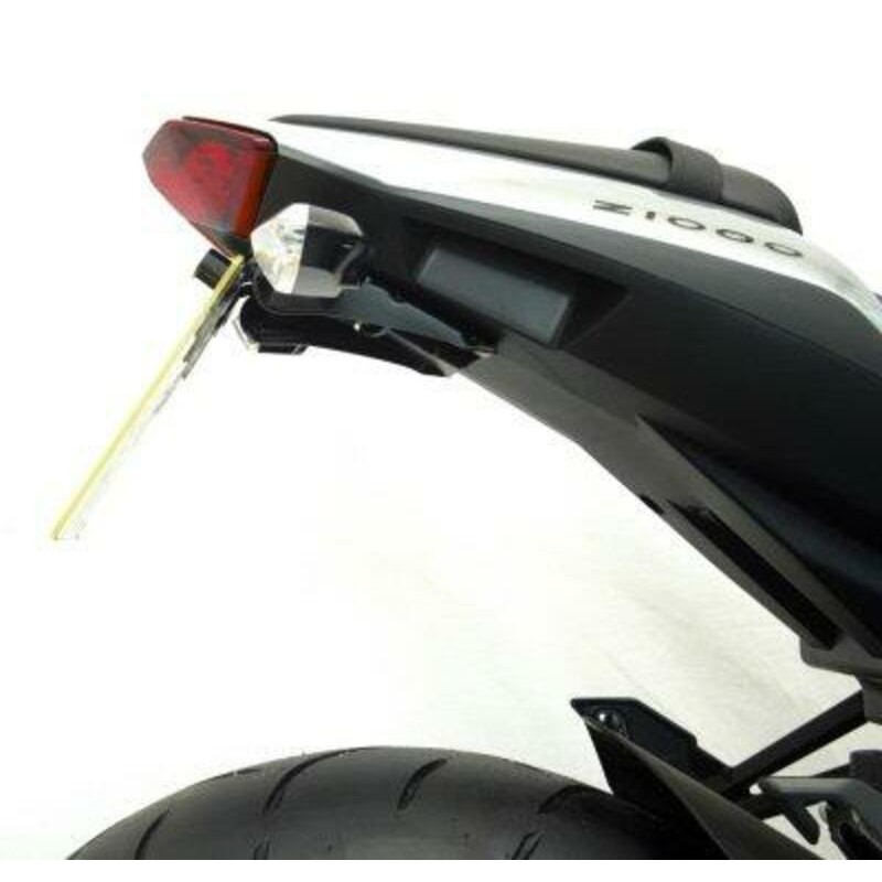 Support de plaque R&G RACING noir Kawasaki Z1000/SX Support de plaque R&G RACING noir Kawasaki Z1000/SX