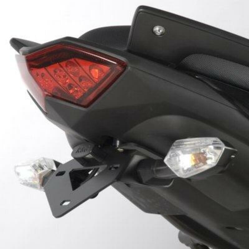 Support de plaque R&G RACING noir Kawasaki Versys 650 Support de plaque R&G RACING noir Kawasaki Versys 650