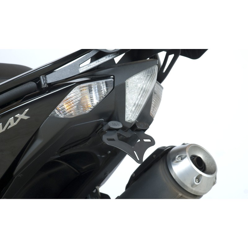 Support de plaque R&G RACING noir Yamaha T-Max 530 Support de plaque R&G RACING noir Yamaha T-Max 530