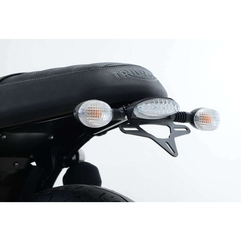 Support de plaque R&G RACING noir Triumph Street Twin Support de plaque R&G RACING noir Triumph Street Twin