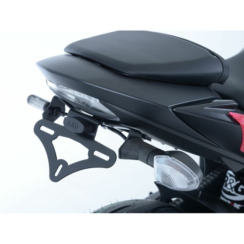 Support de plaque R&G RACING noir Suzuki GSX-S750 Support de plaque R&G RACING noir Suzuki GSX-S750 – Image 3