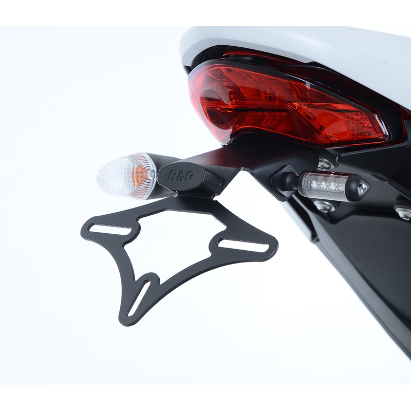 Support de plaque R&G RACING noir Ducati Monster 797 Support de plaque R&G RACING noir Ducati Monster 797
