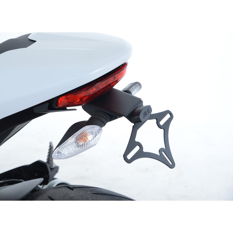 Support de plaque R&G RACING noir Ducati Monster 797 Support de plaque R&G RACING noir Ducati Monster 797 – Image 4