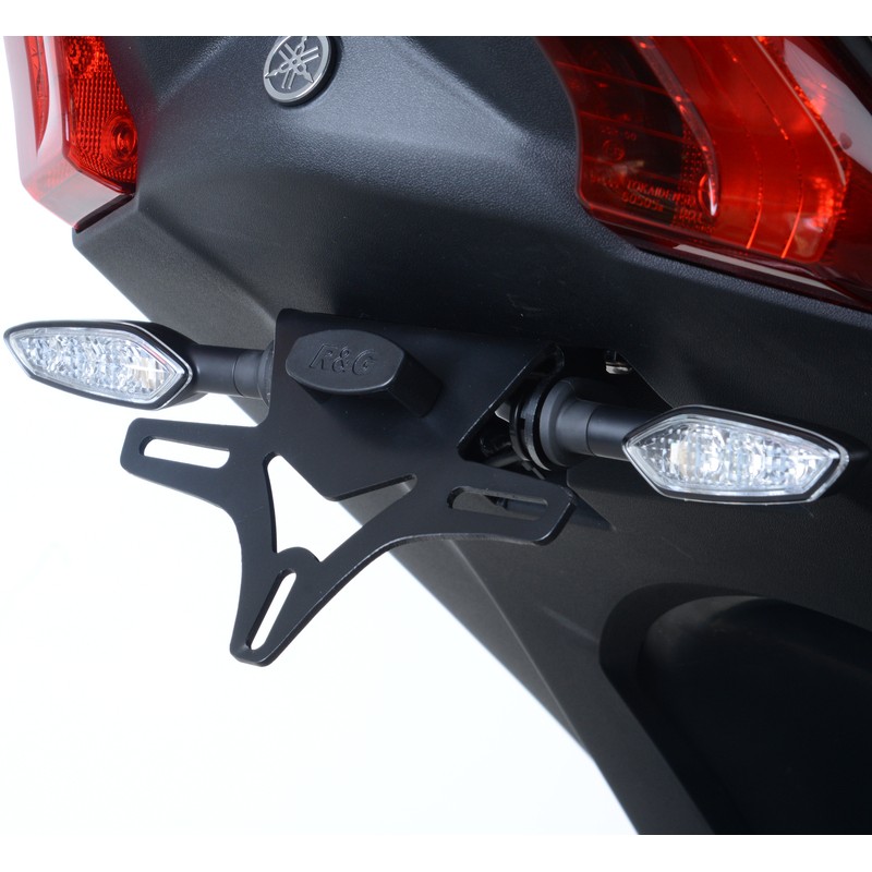 Support de plaque R&G RACING noir Yamaha T-Max 530 Support de plaque R&G RACING noir Yamaha T-Max 530