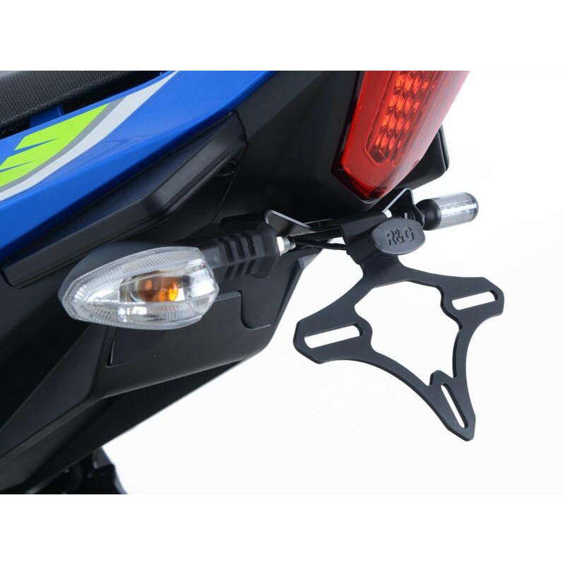 Support de plaque R&G RACING noir Suzuki GSX-250R Support de plaque R&G RACING noir Suzuki GSX-250R