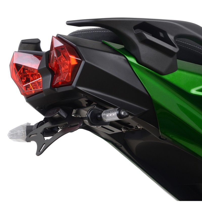 Support de plaque R&G RACING noir Kawasaki H2 SX Support de plaque R&G RACING noir Kawasaki H2 SX – Image 5
