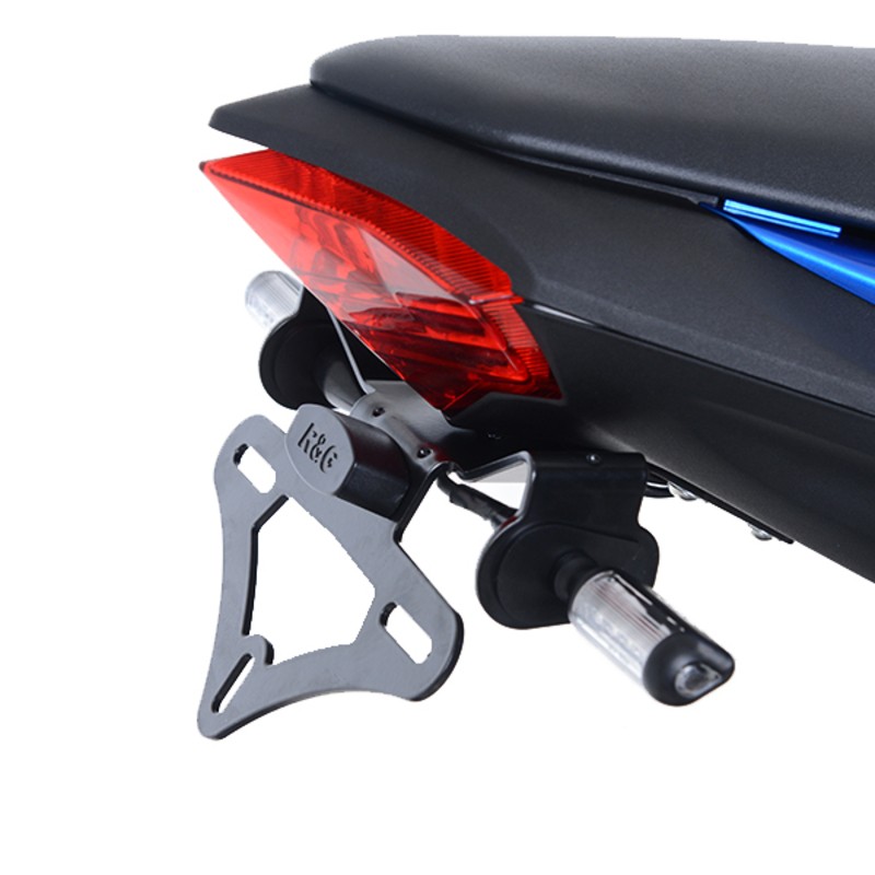 Support de plaque R&G RACING noir Kawasaki Z125 Support de plaque R&G RACING noir Kawasaki Z125 – Image 2