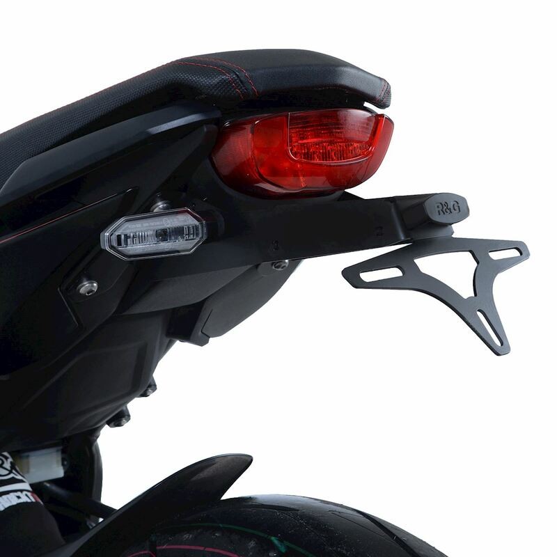 Support de plaque R&G RACING noir Honda CB650R Support de plaque R&G RACING noir Honda CB650R – Image 2