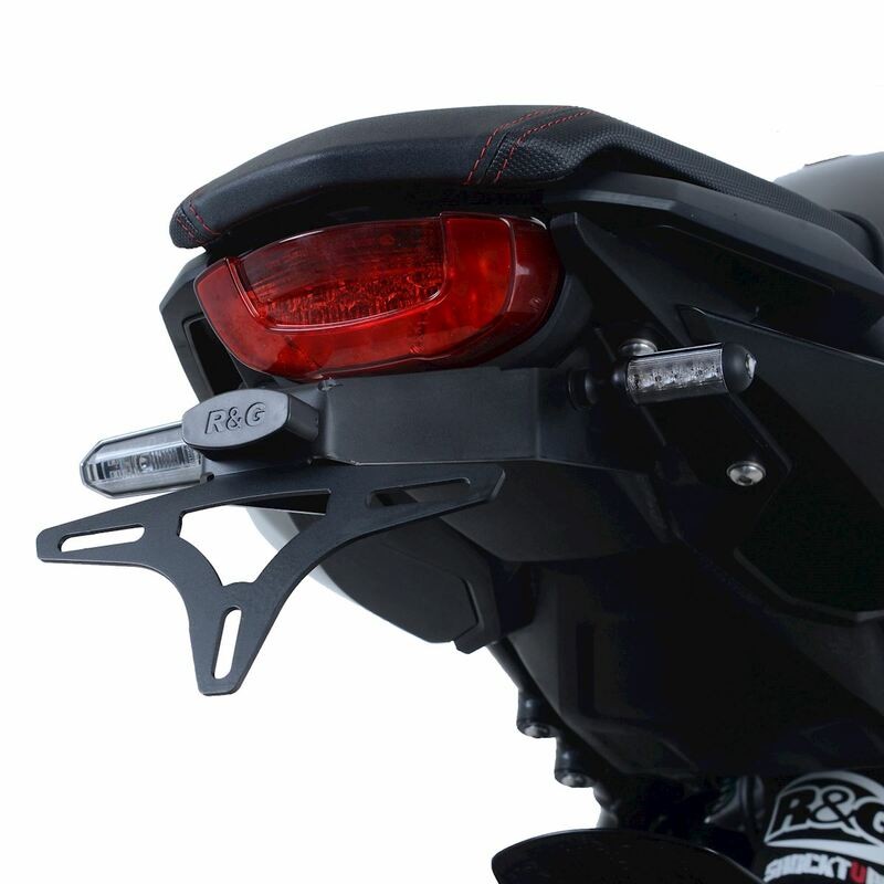 Support de plaque R&G RACING noir Honda CB650R Support de plaque R&G RACING noir Honda CB650R – Image 5