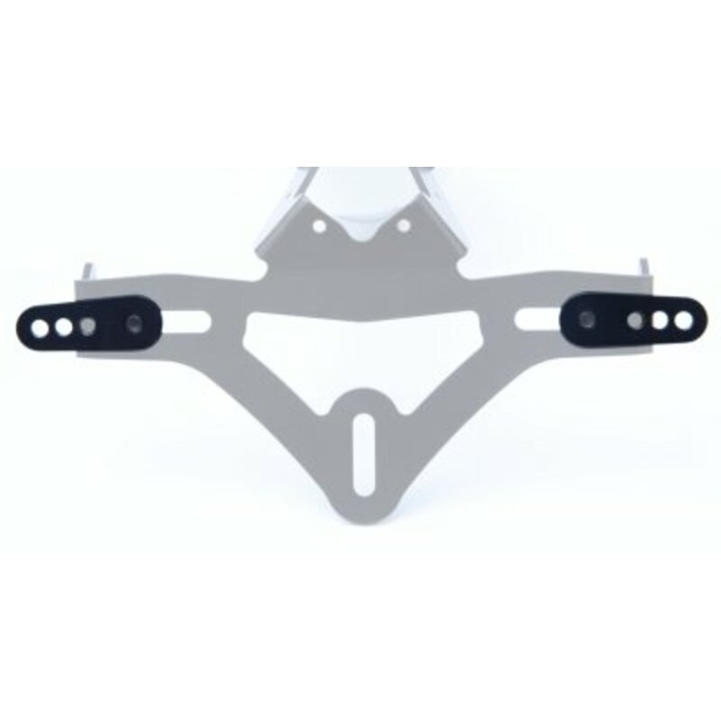 Adaptateur de plaque d'immatriculation R&G RACING noir pour support de plaque Adaptateur de plaque d'immatriculation R&G RACING noir pour support de plaque – Image 3