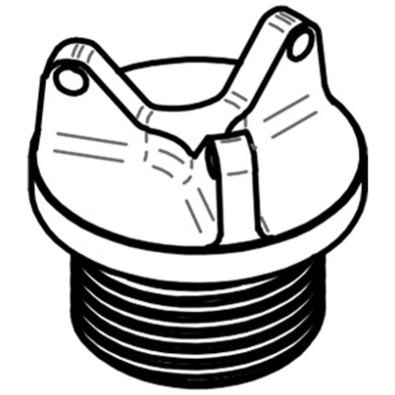 Bouchon de carter d'huile LIGHTECH 3 trous or M26 x 3 Bouchon de carter d'huile LIGHTECH 3 trous or M26 x 3 – Image 2