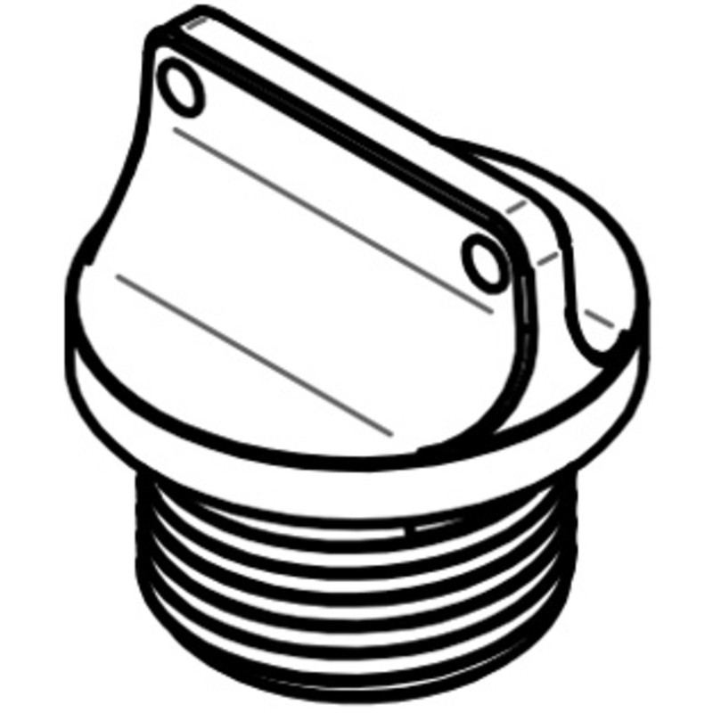 Bouchon de carter d'huile LIGHTECH 2 trous argent M24 x 2 Bouchon de carter d'huile LIGHTECH 2 trous argent M24 x 2 – Image 2