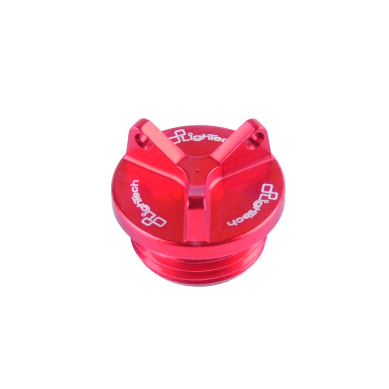 Bouchon de carter d'huile LIGHTECH 2 trous rouge M22 x 1,5 Bouchon de carter d'huile LIGHTECH 2 trous rouge M22 x 1,5