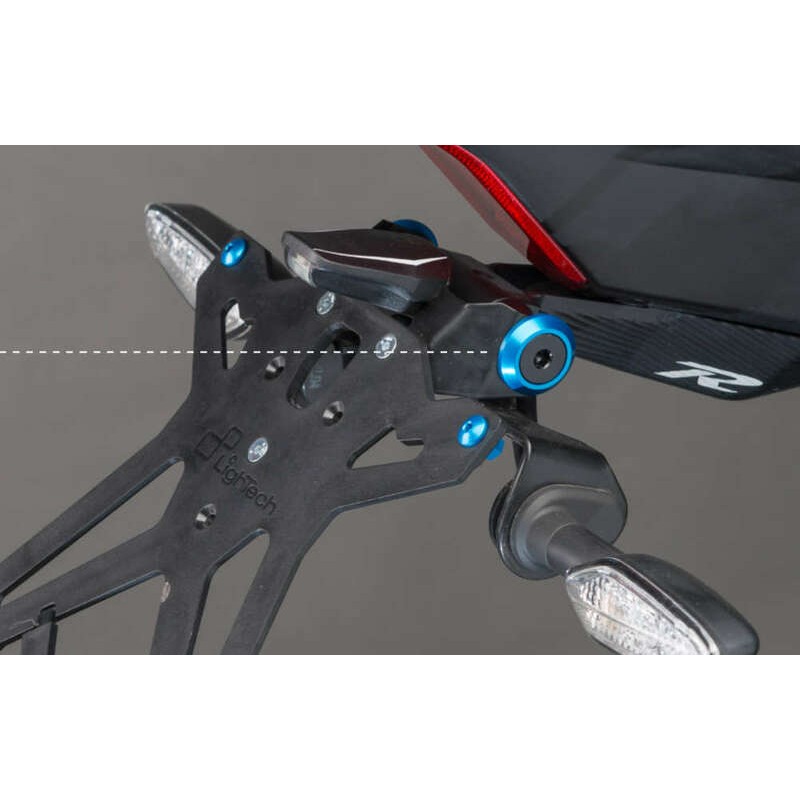 Kit vis pour support de plaque LIGHTECH noir universel Kit vis pour support de plaque LIGHTECH noir universel – Image 2