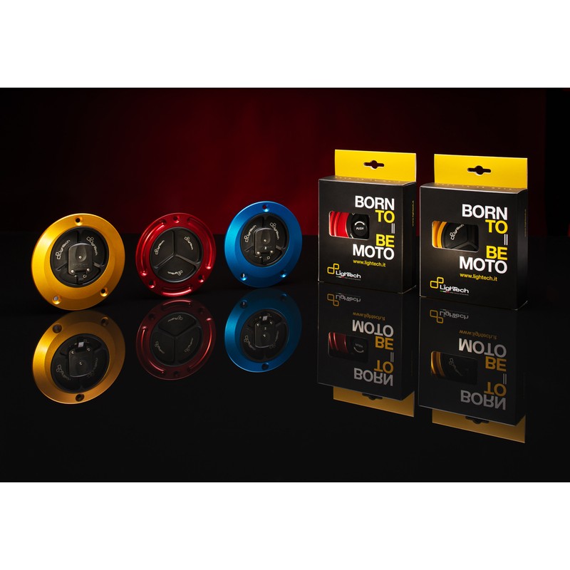 Bouchon de réservoir LIGHTECH noir/or à vis Ducati DIAVEL Bouchon de réservoir LIGHTECH noir/or à vis Ducati DIAVEL