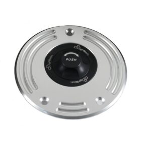 Bouchon de réservoir LIGHTECH noir/argent 1/4 tour Aprilia